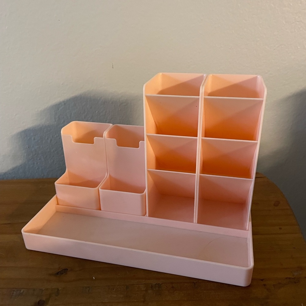 Pink Desk Organizer